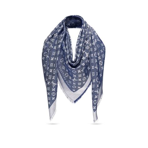 louis vuitton denim shawl|Monogram Denim Shawl S00 .